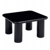 ΤΡΑΠΕΖΙ ΣΑΛΟΝΙΟΥ SOLNA HM18453.02 MDF ΣΕ GLOSSY ΜΑΥΡΟ 80x80x45Υεκ