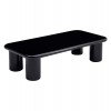 ΤΡΑΠΕΖΙ ΣΑΛΟΝΙΟΥ SOLNA HM18454.02 MDF ΣΕ GLOSSY ΜΑΥΡΟ 120x60x31Υεκ