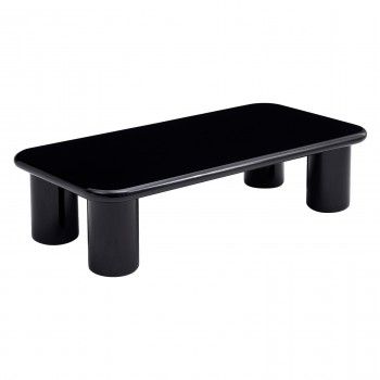 ΤΡΑΠΕΖΙ ΣΑΛΟΝΙΟΥ SOLNA HM18454.02 MDF ΣΕ GLOSSY ΜΑΥΡΟ 120x60x31Υεκ