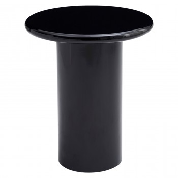 ΒΟΗΘΗΤΙΚΟ ΤΡΑΠΕΖΑΚΙ SOLNA HM18455.02 MDF ΣΕ GLOSSY ΜΑΥΡΟ Φ50x59Υεκ