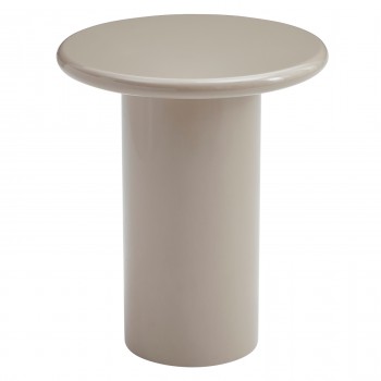 ΒΟΗΘΗΤΙΚΟ ΤΡΑΠΕΖΑΚΙ SOLNA HM18455.05 MDF ΣΕ GLOSSY TAUPE Φ50x59Υεκ
