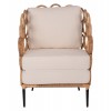ΠΟΛΥΘΡΟΝΑ RINGER HM9341 ΑΠΟ RATTAN-ΜΕΤΑΛΛΟ ΦΥΣΙΚΟ ΧΡΩΜΑ 65x69x86Y εκ.