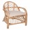 ΠΟΛΥΘΡΟΝΑ FEMUR HM9837 RATTAN ΣΕ ΦΥΣΙΚΟ- ΛΕΥΚΟ ΜΑΞΙΛΑΡΙ 72x66x75Υεκ.