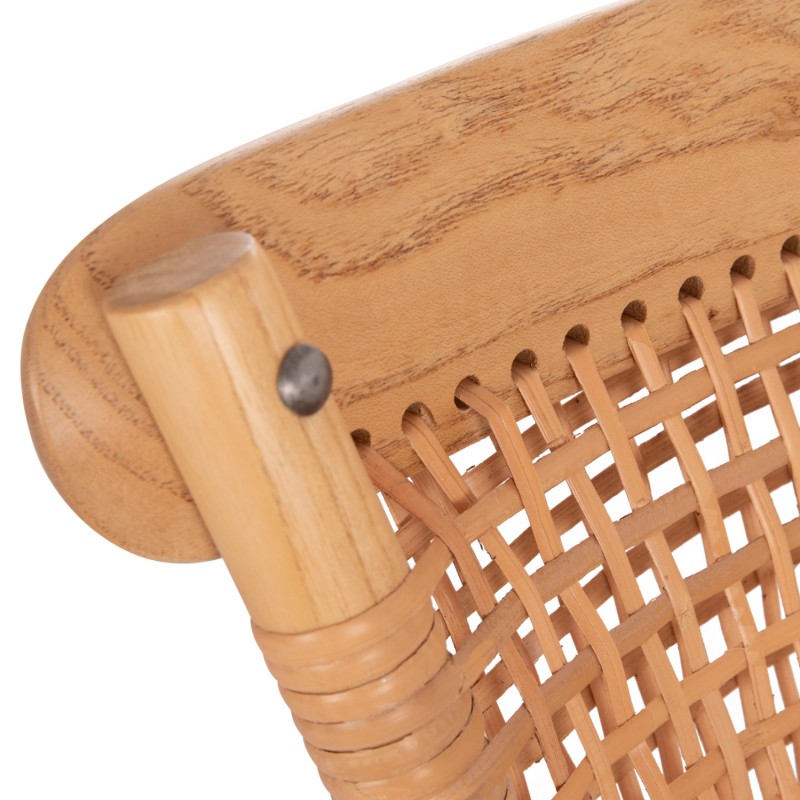 ΚΑΡΕΚΛΑ ΤΡΑΠΕΖΑΡΙΑΣ LIBERTY HM8752.11 TOON ΞΥΛΟ-ΨΑΘΑ RATTAN---Β'ΔΙΑΛΟΓΗΣ 49x54x89Υεκ