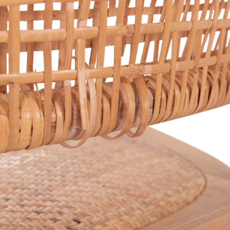 ΚΑΡΕΚΛΑ ΤΡΑΠΕΖΑΡΙΑΣ LIBERTY HM8752.11 TOON ΞΥΛΟ-ΨΑΘΑ RATTAN---Β'ΔΙΑΛΟΓΗΣ 49x54x89Υεκ