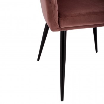 ΠΟΛΥΘΡΟΝΑΚΙ CHARLES HM8522.02 ΜΕ ΒΕΛΟΥΔΟ ΣΑΠΙΟ ΜΗΛΟ 52x60x89Υ εκ.
