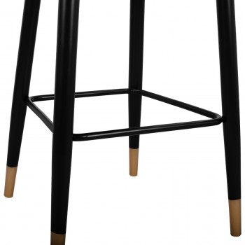 ΣΚΑΜΠΟ ΜΠΑΡ SERENITY HM8519.01 ΑΠΟ ΒΕΛΟΥΔΟ ΓΚΡΙ ΜΕ ΜΕΤΑΛΛΙΚΟ ΣΚΕΛΕΤΟ 51Χ57Χ110Υ εκ.