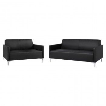 ΣΕΤ 2 ΤΜΧ ΚΑΝΑΠΕΣ 3ΘΕΣΙΟΣ ΚΑΙ 2ΘΕΣΙΟΣ NELLIE HM11274.01 ΜΑΥΡΟ ΧΡΩΜΑ