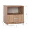 ΚΟΜΟΔΙΝΟ ΜΕ ΣΥΡΤΑΡΙ ADLER HM2431.01 ΜΕΛΑΜΙΝΗ SONAMA OAK 45x40x48Υεκ.