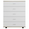 ΣΥΡΤΑΡΙΕΡΑ ΜΕΛΑΜΙΝΗΣ THORG HM8995.04- 5 ΣΥΡΤΑΡΙΑ ΣΕ SONAMA-ΛΕΥΚΟ 80Χ40Χ100Yεκ.