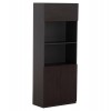ΒΙΒΛΙΟΘΗΚΗ ΓΡΑΦΕΙΟΥ ΕΠΑΓΓΕΛΜΑΤΙΚΗ ROSEWOOD HM2089 ΜΕΛΑΜΙΝΗ ΓΚΡΙ-WENGE 80Χ40Χ200Υεκ.