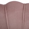 ΚΑΝΑΠΕΣ 2ΘΕΣΙΟΣ COQUILLE HM8627.02 ΑΠΟ ΒΕΛΟΥΔΟ ΣΑΠΙΟ ΜΗΛΟ & ΧΡΥΣΑ ΠΟΔΙΑ 130x81x86εκ.