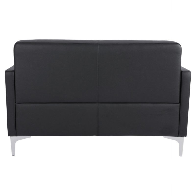 ΚΑΝΑΠΕΣ 2ΘΕΣΙΟΣ NELLIE HM3159.21 ΜΕ ΜΑΥΡΟ PU 113x71x71Υ εκ.