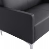 ΚΑΝΑΠΕΣ 2ΘΕΣΙΟΣ NELLIE HM3159.21 ΜΕ ΜΑΥΡΟ PU 113x71x71Υ εκ.