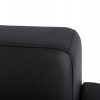 ΚΑΝΑΠΕΣ 2ΘΕΣΙΟΣ NELLIE HM3159.21 ΜΕ ΜΑΥΡΟ PU 113x71x71Υ εκ.