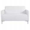 ΚΑΝΑΠΕΣ 2ΘΕΣΙΟΣ NELLIE HM3159.22 ΜΕ ΛΕΥΚΟ PU 113x71x71Υ εκ.