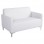 ΚΑΝΑΠΕΣ 2ΘΕΣΙΟΣ NELLIE HM3159.22 ΜΕ ΛΕΥΚΟ PU 113x71x71Υ εκ.