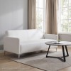 ΚΑΝΑΠΕΣ 3ΘΕΣΙΟΣ NELLIE HM3159.32 ΜΕ ΛΕΥΚΟ PU 163x71x71Υ εκ.