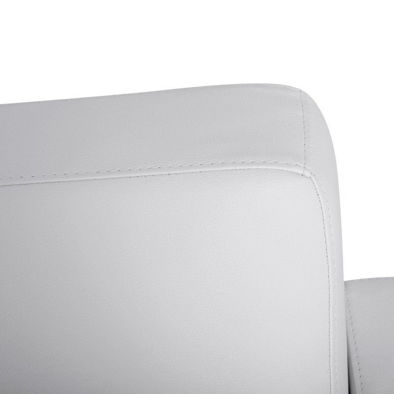 ΚΑΝΑΠΕΣ 3ΘΕΣΙΟΣ NELLIE HM3159.32 ΜΕ ΛΕΥΚΟ PU 163x71x71Υ εκ.