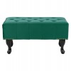 ΤΑΜΠΟΥΡΕ T.CHESTERFIELD EMMA HM226.03 ΚΥΠΑΡΙΣΣΙ ΒΕΛΟΥΔΟ-ΜΑΥΡΑ ΠΟΔΙΑ 80x45x40Υεκ