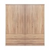 ΣΕΤ 2 ΤΜΧ ΝΤΟΥΛΑΠΑ 4ΦΥΛΛΗ ΜΕ 4 ΣΥΡΤΑΡΙΑ SONAMA 160X42X181 HM11349.02
