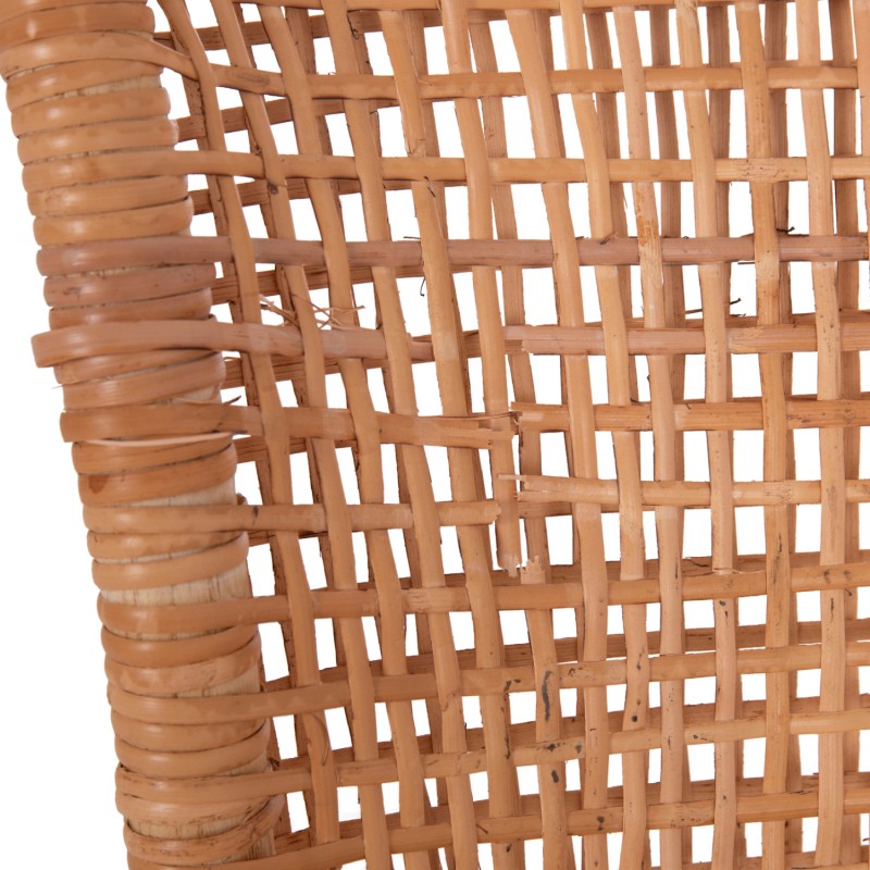 ΚΑΡΕΚΛΑ ΞΥΛΙΝΗ LIBERTY ΜΕ ΠΛΕΞΗ RATTAN ΣΕ ΦΥΣΙΚΗ ΑΠΟΧΡΩΣΗ HM8752.01 49x54x89 εκ.