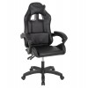 ΠΟΛΥΘΡΟΝΑ GAMING EFFRON HM1186.02 PU ΣΕ ΜΑΥΡΟ ΧΡΩΜΑ 64x61x118Yεκ.