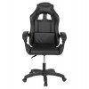 ΠΟΛΥΘΡΟΝΑ GAMING EFFRON HM1186.02 PU ΣΕ ΜΑΥΡΟ ΧΡΩΜΑ 64x61x118Yεκ.