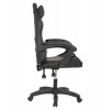 ΠΟΛΥΘΡΟΝΑ GAMING EFFRON HM1186.02 PU ΣΕ ΜΑΥΡΟ ΧΡΩΜΑ 64x61x118Yεκ.