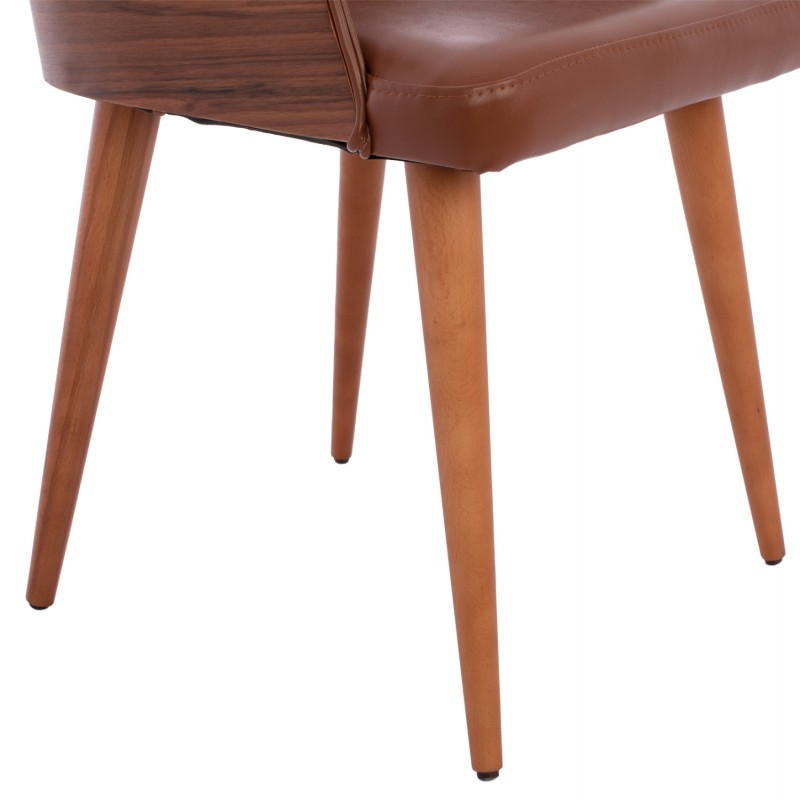 ΠΟΛΥΘΡΟΝΑ  ESTRELLA HM9269.43 ΤΑΜΠΑ ΤΕΧΝΟΔΕΡΜΑ & ΞΥΛΙΝΗ ΚΑΡΥΔΙ ΠΛΑΤΗ 49x57,5x86,5Yεκ