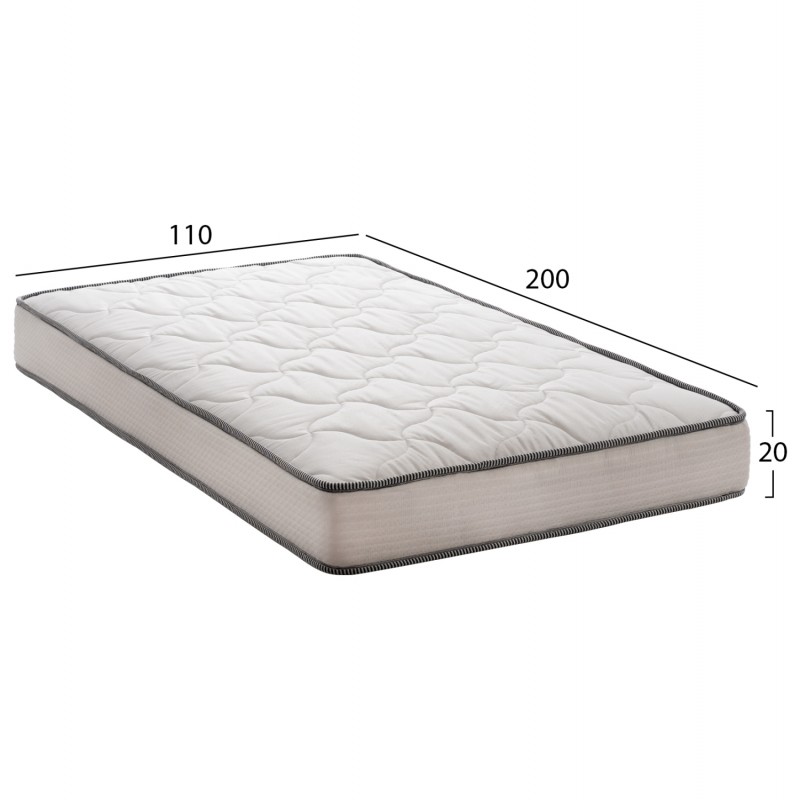 ΣΤΡΩΜΑ DREAMTOPIA ΣΕΙΡΑ ATLAS HM654.110-200 BONNELL SPRING 110x200x20Y εκ.