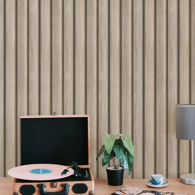 MDF PANEL ΜΕ 3D ΠΗΧΑΚΙΑ 501050 BEAT ST 16/119/2750mm SONOMA OAK NewPlan