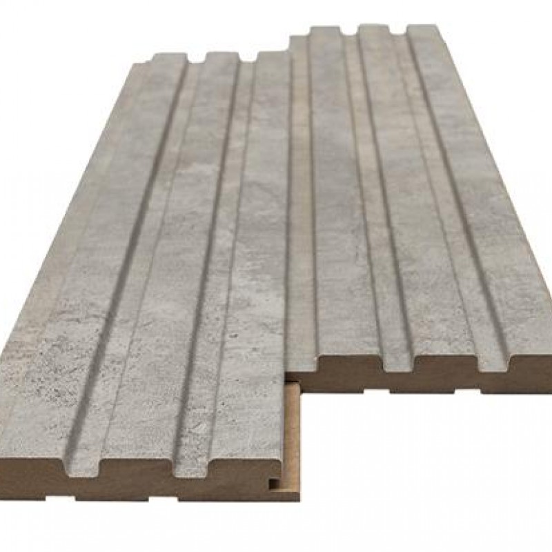 MDF PANEL ΜΕ 3D ΠΗΧΑΚΙΑ 504070 BEAT ST 16/119/2750mm CHICAGO CONCRETE NewPlan