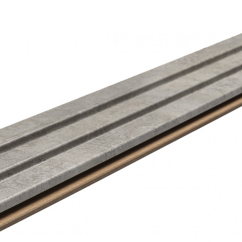 MDF PANEL ΜΕ 3D ΠΗΧΑΚΙΑ 504070 BEAT ST 16/119/2750mm CHICAGO CONCRETE NewPlan