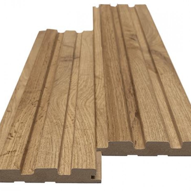 MDF PANEL ΜΕ 3D ΠΗΧΑΚΙΑ 508090 BEAT ST 16/119/2750mm PECAN NewPlan