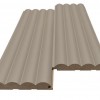 MDF PANEL ΜΕ 3D ΠΗΧΑΚΙΑ 806090 WAVE DL 16/119/2750mm SAND GREY NewPlan