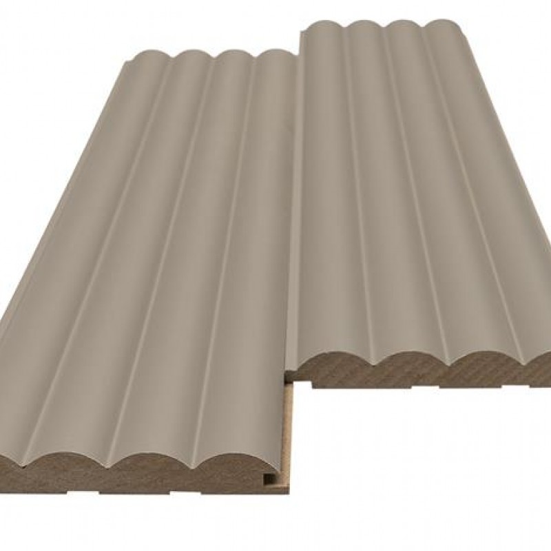 MDF PANEL ΜΕ 3D ΠΗΧΑΚΙΑ 806090 WAVE DL 16/119/2750mm SAND GREY NewPlan