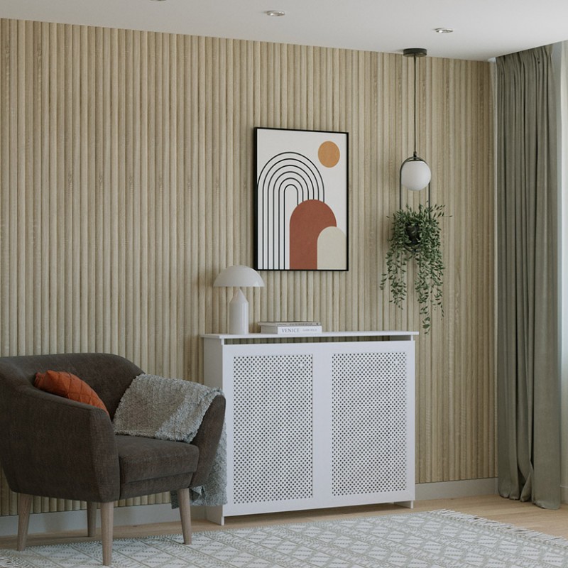 MDF PANEL ME 3D ΠΗΧΑΚΙΑ 801050 WAVE ST 16/119/2750mm SONOMA OAK NewPlan