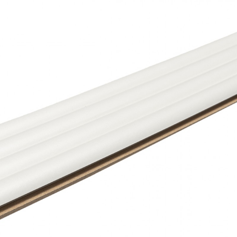 MDF PANEL ΜΕ 3D ΠΗΧΑΚΙΑ 802040 WAVE ST 16/119/2750mm WHITE NewPlan