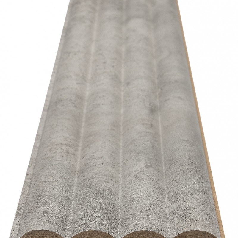 MDF PANEL ME 3D ΠΗΧΑΚΙΑ 804070 WAVE ST 16/119/2750mm CHICAGO CONCRETE NewPlan
