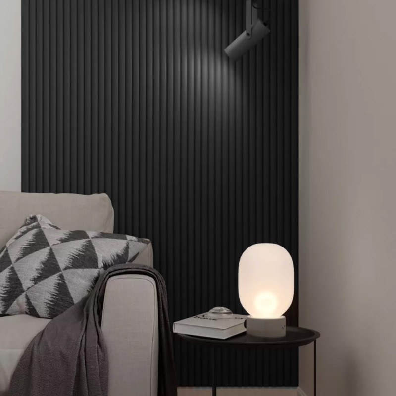 MDF PANEL ME 3D ΠΗΧΑΚΙΑ 805090 WAVE ST 16/119/2750mm BLACK EDITION NewPlan