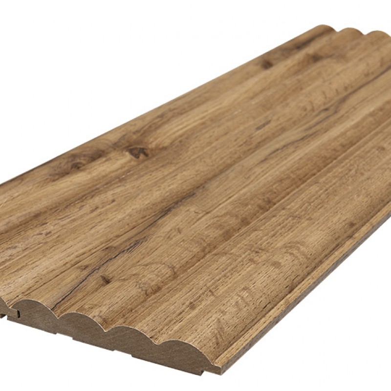 MDF PANEL ΜΕ 3D ΠΗΧΑΚΙΑ 808090 WAVE ST 16/119/2750mm PECAN NewPlan