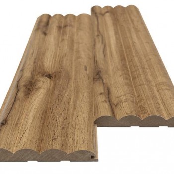 MDF PANEL ΜΕ 3D ΠΗΧΑΚΙΑ 808090 WAVE ST 16/119/2750mm PECAN NewPlan