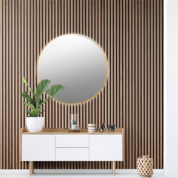 WPC PANEL 2ης ΓΕΝΙΑΣ ΜΕ 3D ΠΗΧΑΚΙΑ 25/147.5mm TEAK 5510 NewPlan