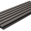 WPC PANEL 2ης ΓΕΝΙΑΣ ΜΕ 3D ΠΗΧΑΚΙΑ 25/147.5mm D.GREY 5570 NewPlan