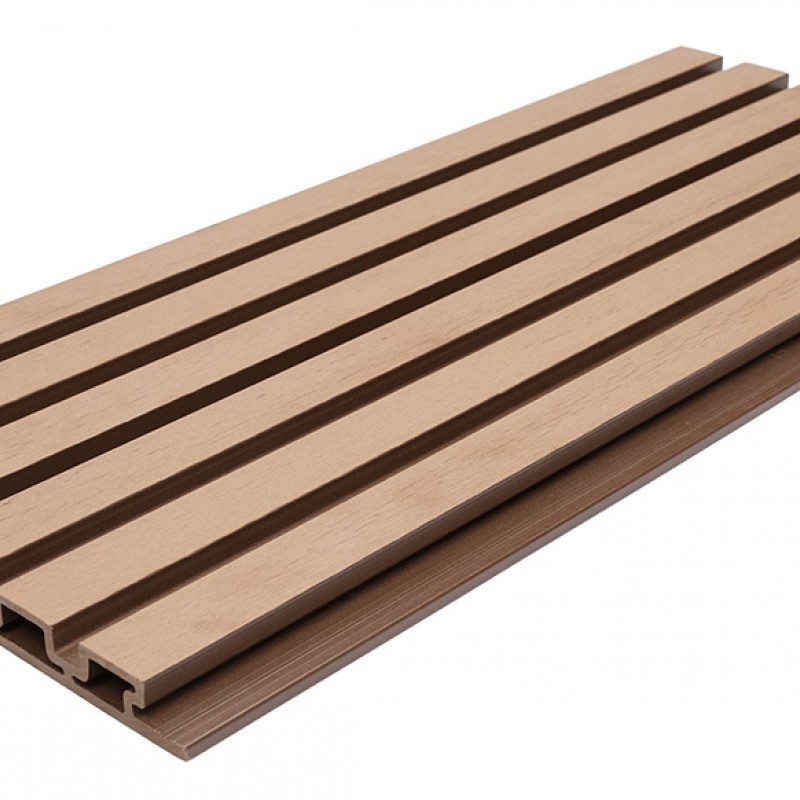 WPC PANEL ΜΕ 3D ΠΗΧΑΚΙΑ25/176.5mm TEAK 8510 NewPlan