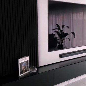 PS PANEL  ΜΕ 3D ΠΗΧΑΚΙΑ 10 RESIDENCE 21/122 mm BLACK NewPlan