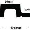 PS PANEL  ΜΕ 3D ΠΗΧΑΚΙΑ 10 RESIDENCE 21/122 mm BLACK NewPlan
