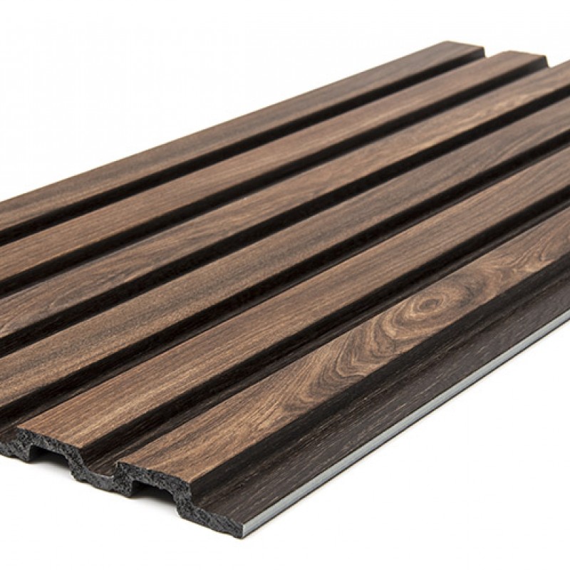 PS PANEL ΜΕ 3D ΠΗΧΑΚΙΑ 54 PIANO 12/122/2900mm WALNUT/DARK BROWN NewPlan