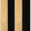 PS PANEL  ΜΕ 3D ΠΗΧΑΚΙΑ F4 RESIDENCE 21/122 mm  NAT.OAK/BLACK NewPlan
